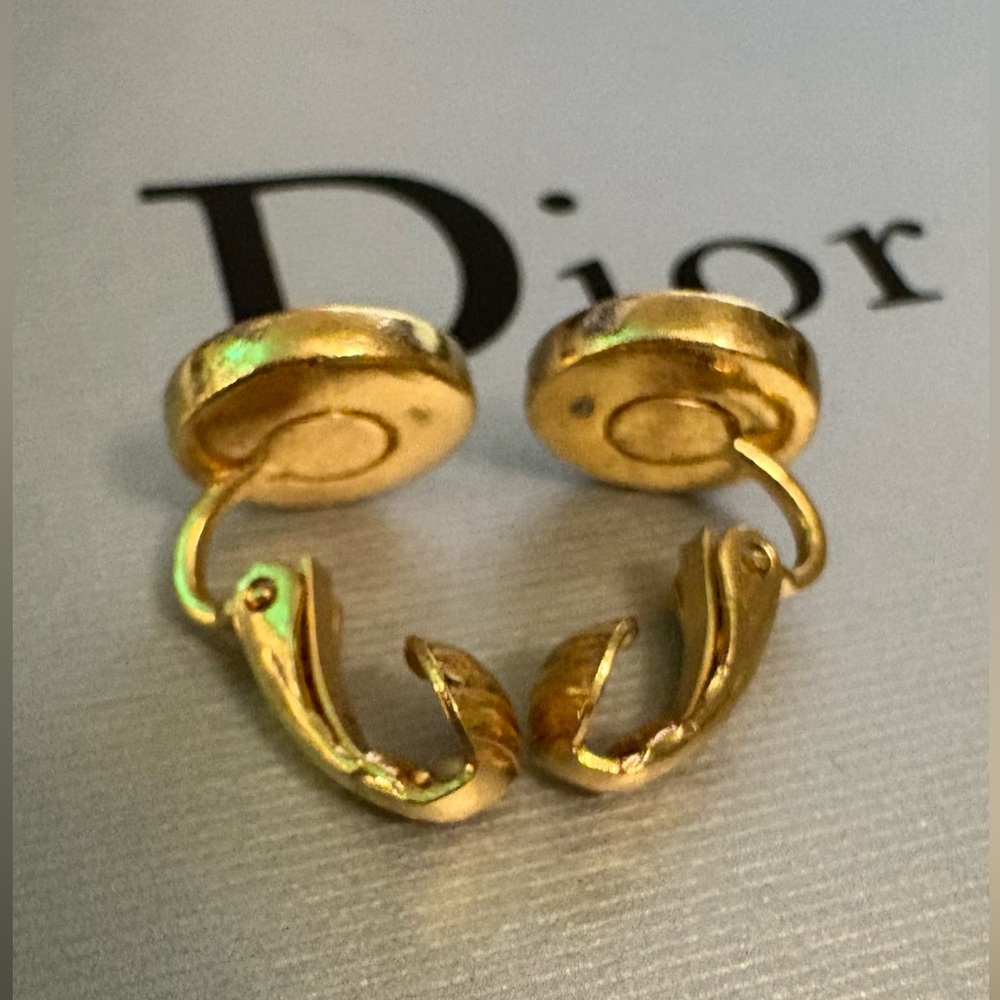 Christian Dior Earrings ( clip) - Picture 3 of 4
